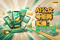 AI公众号矩阵实操：三分钟生成一篇高质量文章的提示词模板